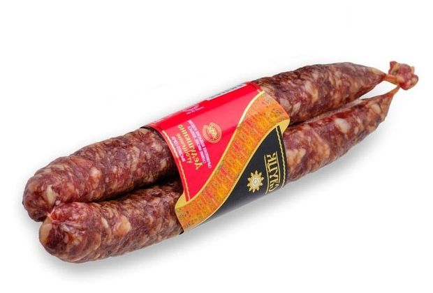 Колбаса сыровяленая Слуцкий МК Дедушкино угощение Салями, вес