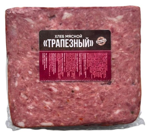 Хлеб мясной вареный Марти Трапезный, вес