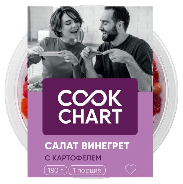Салат Cook Chart Винегрет 160 г 109₽