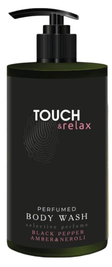 Гель для душа парфюмированный Touch& Relax Черный перец нероли и амбра, 450 мл