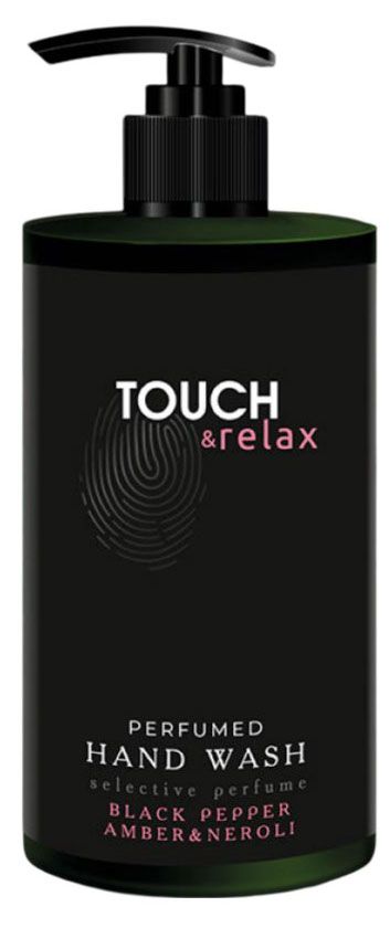 Гель для мытья рук парфюмированный Touch& Relax Черный перец нероли и амбра, 450 мл