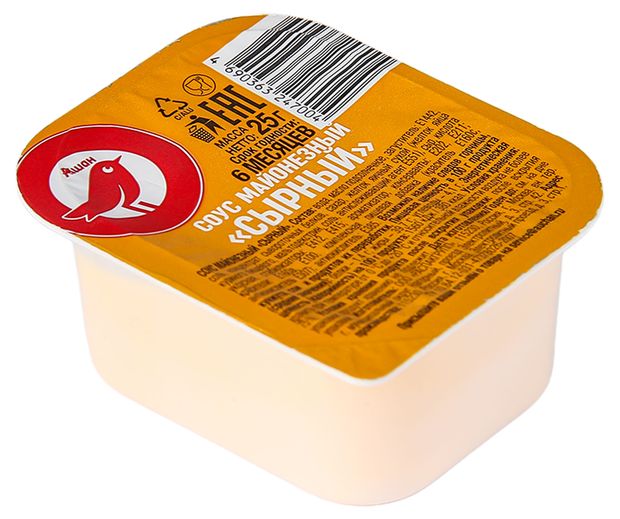 Соус сырный АШАН Красная птица 25 г 16₽