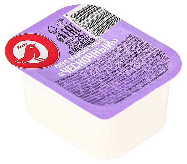 Соус чесночный АШАН Красная птица, 25 г