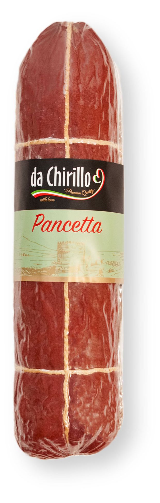 Колбаса сыровяленая da Chirillo Pancetta Панчетта, ~ 900 г