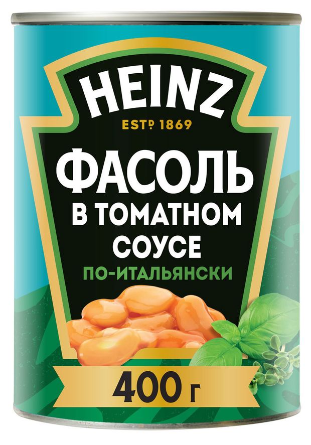 Фасоль Heinz По-итальянски в томатном соусе 400 г 130₽