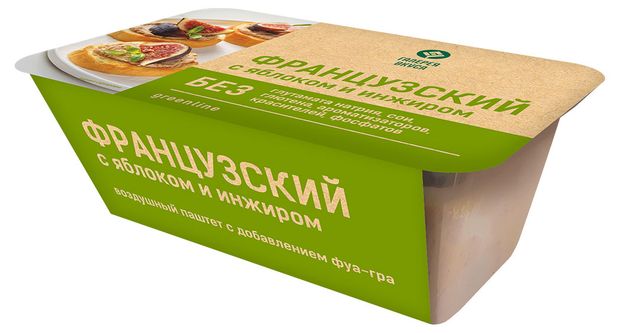 Паштет Галерея Вкуса Французский яблоко инжир 146 г 300₽