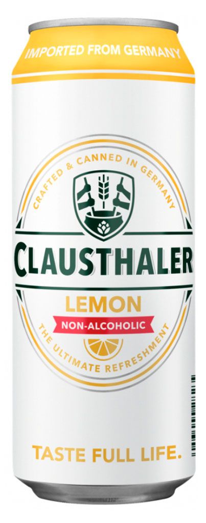 Пиво безалкогольное Clausthaler Lemon 049 500 мл 190₽