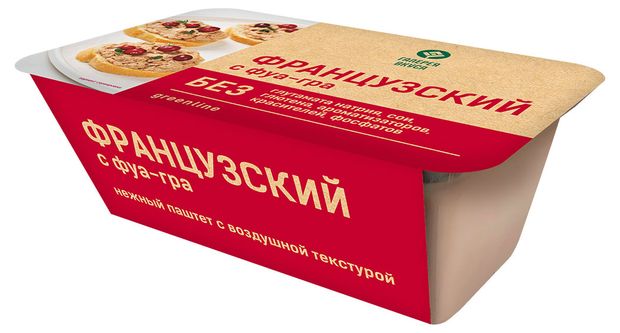 Паштет Галерея Вкуса Французский с фуа-гра 146 г 320₽