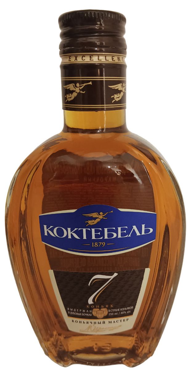 Коньяк Коктебель 7 лет Россия 025 л 399₽