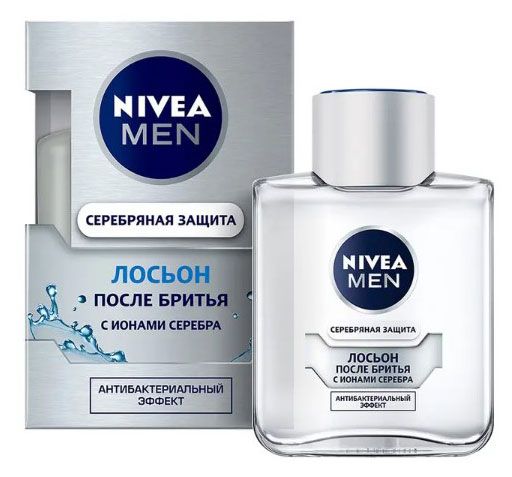 фото Лосьон после бритья nivea с ионами серебра, 100 мл