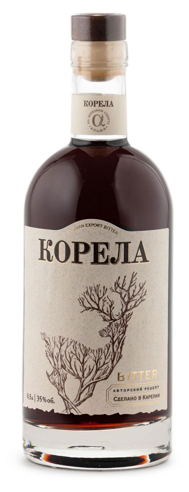 Ликер десертный Корела Bitter Россия, 0,5 л