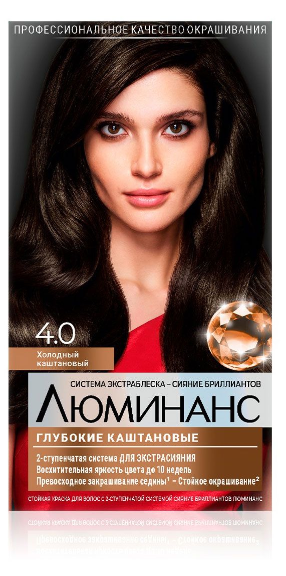 Краска для волос Luminance каштановый тон 4.0, 165 мл