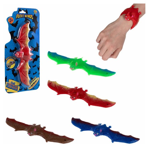 Супертянучка-антистресс 1TOY Flexi Wings 2 в 1 Летучая мышь 1 шт 200₽