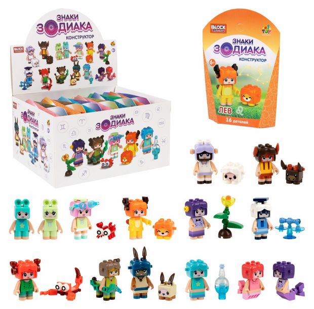 Игрушки 3D-конструктор 1TOY Blockformers Знаки зодиака, 1 шт