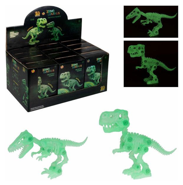 Конструктор 1TOY 3Dino Luminus Max