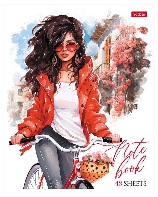 Тетрадь Hatber Следуй за Мечтой на скобе клетка А5, 48 л в ассортименте