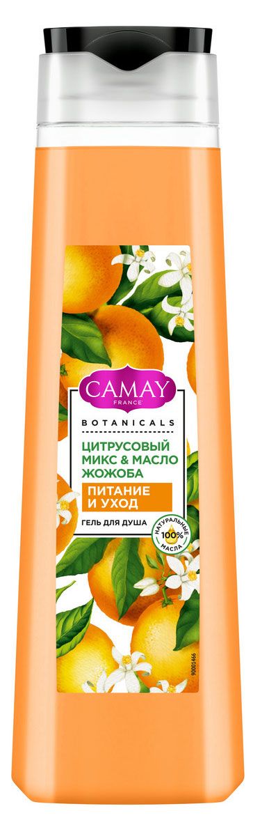 фото Гель для душа camay цитрусовый микс и масло жожоба, 400 мл