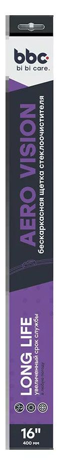 Щетка стеклоочистителя bi bi care бескаркасная 400 мм 289₽