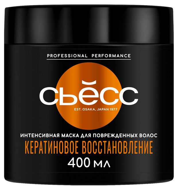 фото Маска для поврежденных волос сьёсс кератин, 400 мл