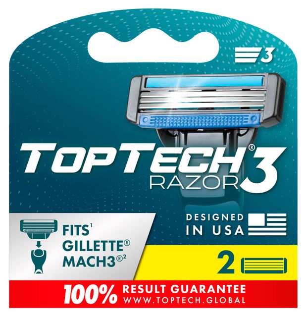 Сменные кассеты TopTech Razor 3 2 шт 430₽