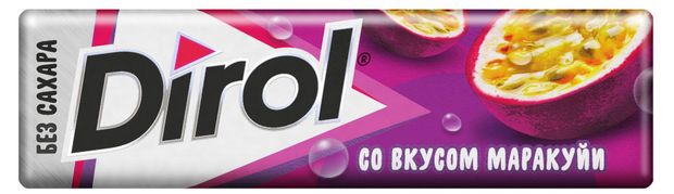 Резинка жевательная Dirol маракуйя, 13,6 г