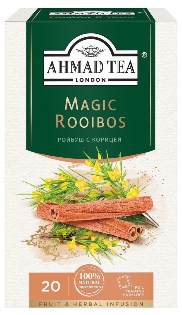 Чай травяной Ahmad Tea Мэджик Ройбуш 30 г 140₽