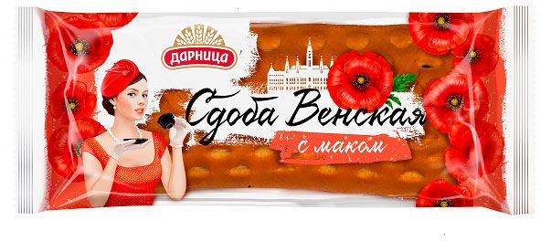 Сдоба Дарница Венская с маком, 200 г