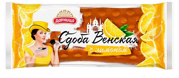Сдоба Дарница Венская с лимоном, 200 г