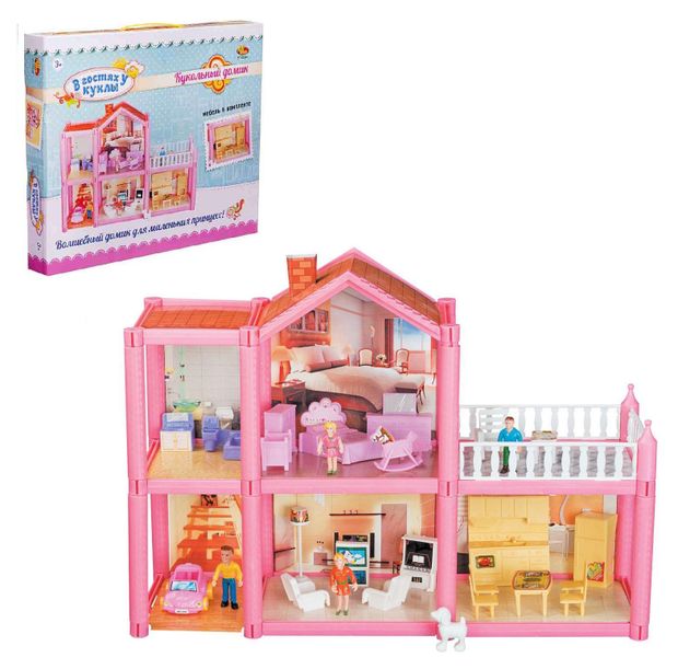 фото Игровой набор abtoys кукольный дом
