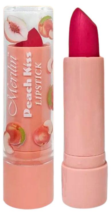 Помада для губ Merilin цветная с ароматом персика LS01, 3 г