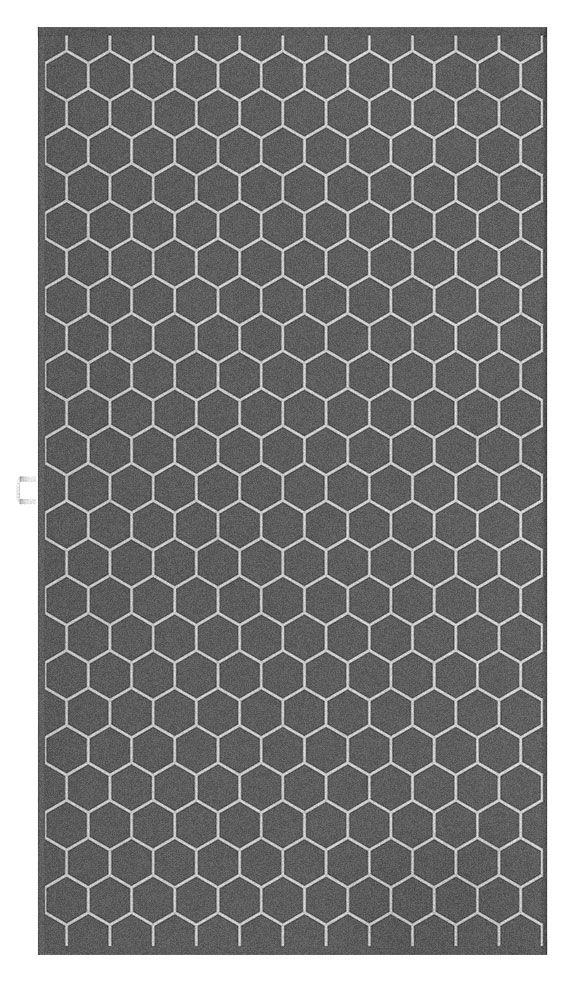 Полотенце махровое DM Люкс черый, 70х130 см