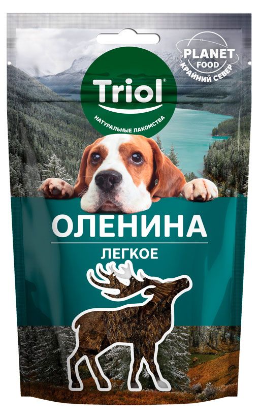 фото Лакомство для собак triol легкое оленя, 30 г