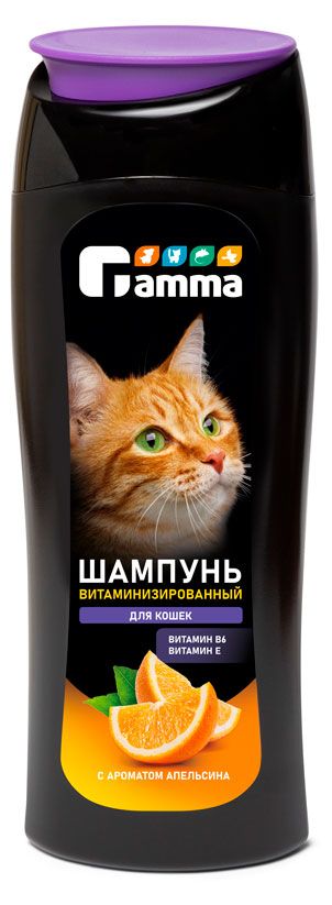 Шампунь витаминизированный для кошек GAMMA 400мл 281₽