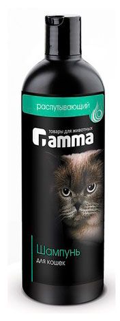 Шампунь для длинношерстных и пушистых кошек GAMMA, 250 мл