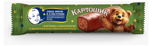 Картошка классическая ЗГДиОП им. В.П.Пастухова Картошик в молочном бельгийском шоколаде для детей БЗМЖ, 30 г