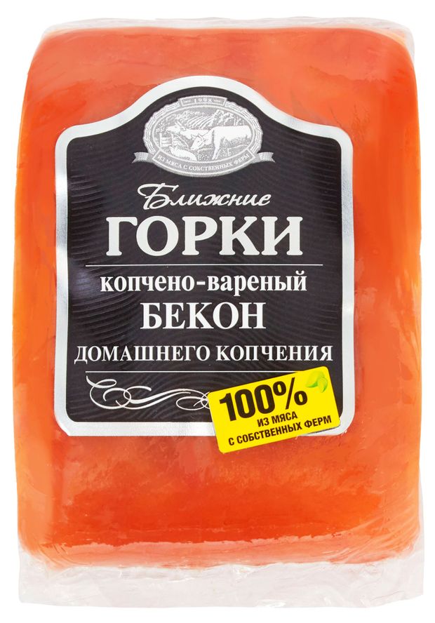 Бекон Ближние Горки домашнего копчения 350 г 400₽