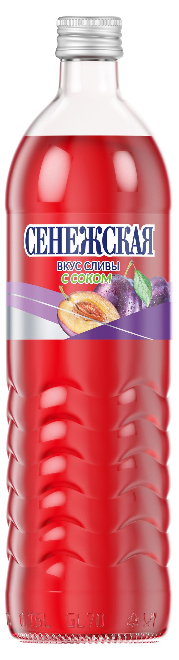 Напиток газированный Сенежская фруктовая со вкусом сливы 750 мл 99₽
