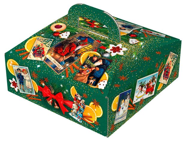 Коробка подарочная Стрекоза Шкатулка вместимость 1600 г 101₽