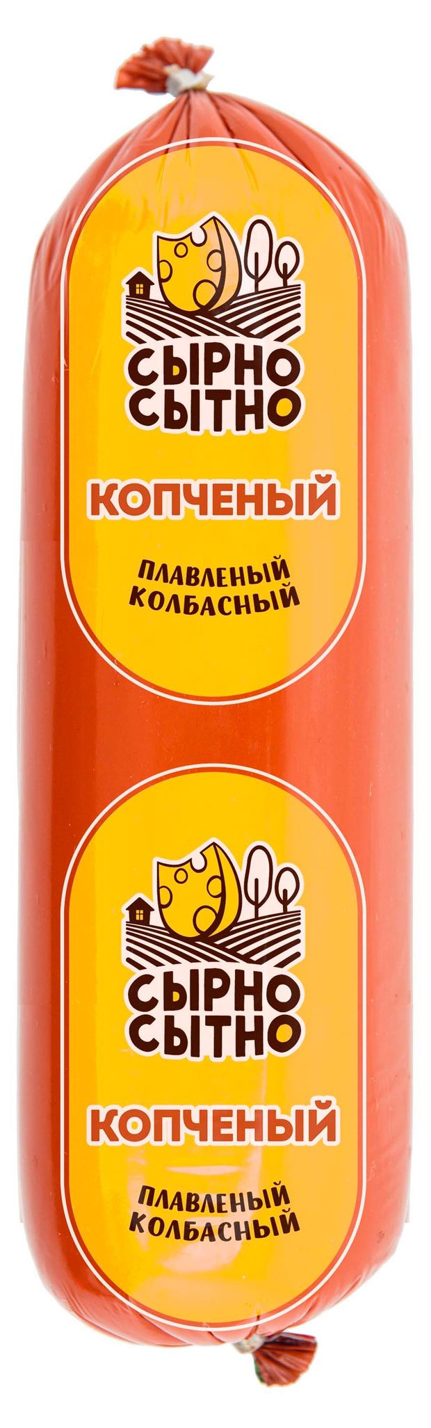 Сырный продукт плавленый копченый Сырно Сытно 40%, ~ 250 г