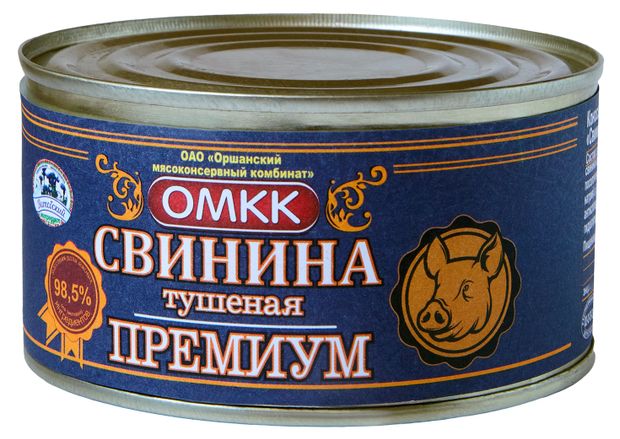 Бакалея Свинина тушеная ОМКК Премиум, 325 г