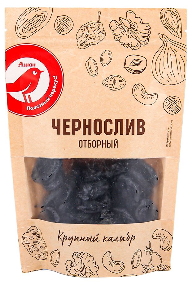 Чернослив АШАН Красная птица без косточек 150 г 150₽