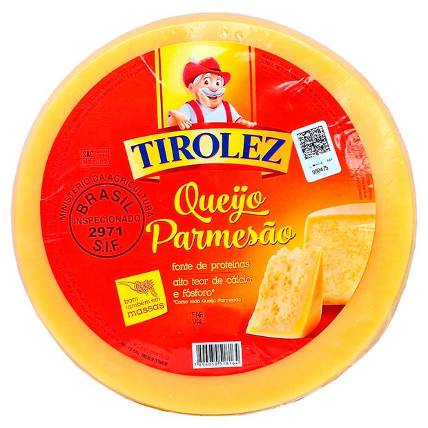Сыр твердый Пармезан Tirolez 37 БЗМЖ вес 216₽