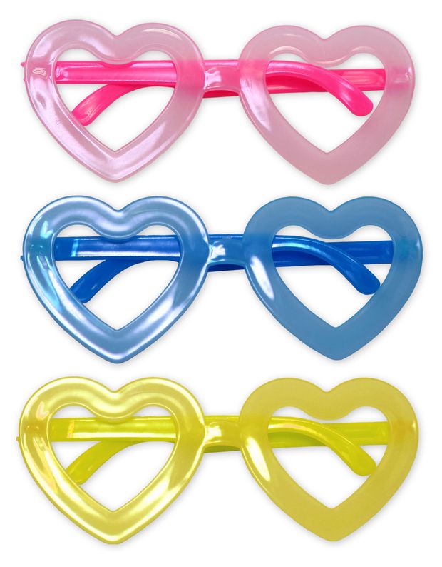 Очки карнавальные Partymaniaсветящиеся в темноте, 1 шт в ассортименте