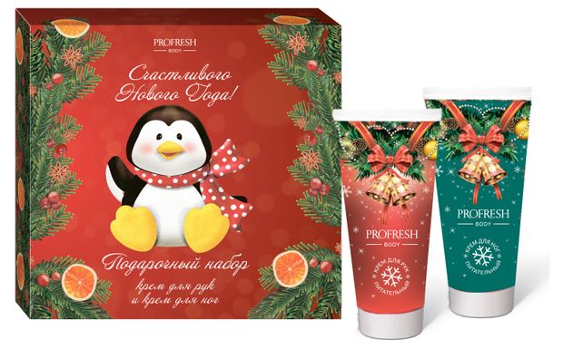 Подарочный набор Profresh Крем для рук питательный к рем для ног питательный 2х50 мл 230₽