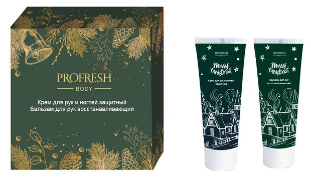 Подарочный набор Profresh Крем для рук питательный Бальзам для рук восстанавливающий 2х75 мл 149₽