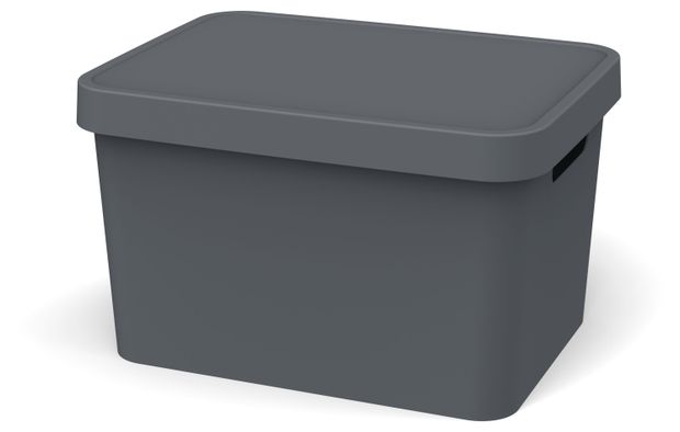 Ящик для хранения Ambient Folk темно-серый, 17 л