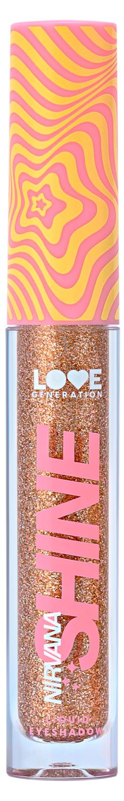 фото Жидкие тени для век love generation nirvana сияющие высокопигментированные оттенки тон 01 коричнево-золотистый, 2,8 мл