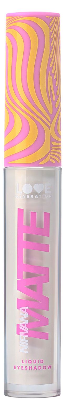 Жидкие тени для век Love generation Nirvana матовые высокопигментированные оттенки тон 03 белый, 3 мл