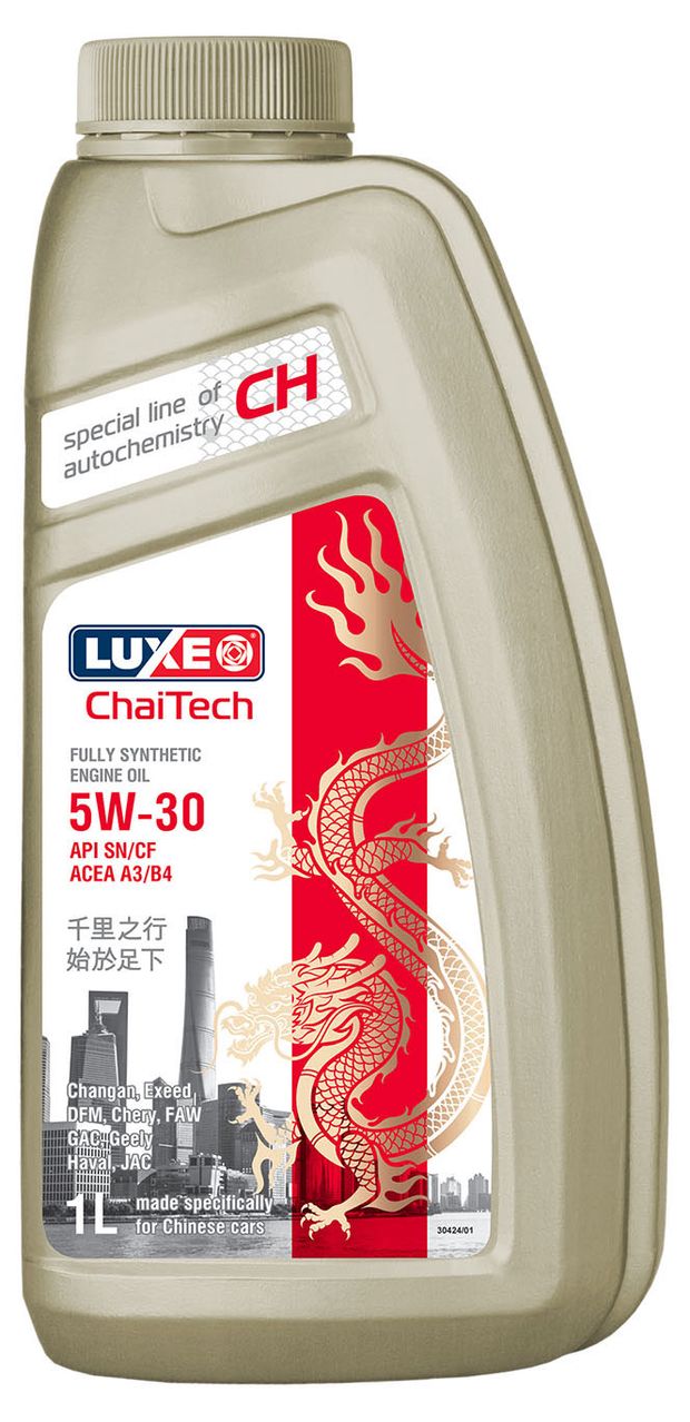 фото Масло моторное luxe chaitech 5w30 синтетическое, 1 л