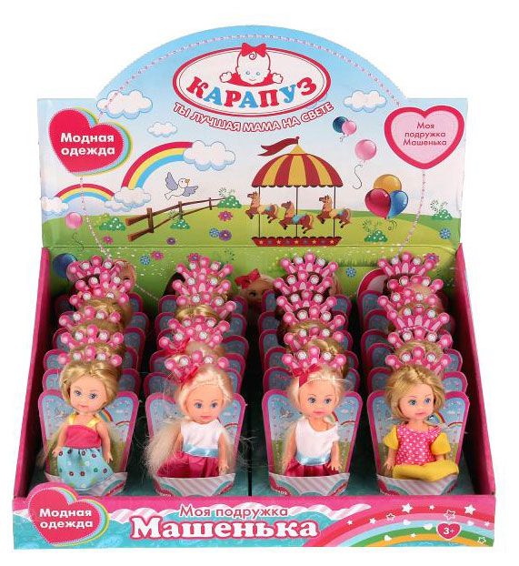 Кукла Машенька, 12 см 1 шт в ассортименте